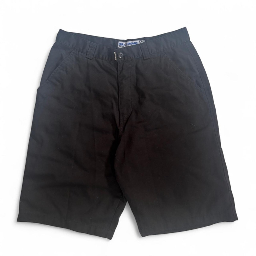 Black Billabong Flat Front Shorts - Size 32